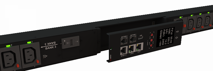 Устройство распределения электропитания iPDU-9122: Managed, ZeroUnit, 400V, 16А, (3) C19; (27) C13