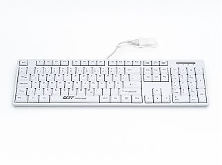 Клавиатура TKL-105-GCQ-IP68-KGEH-WHITE-USB-US/CYR (KL27201)