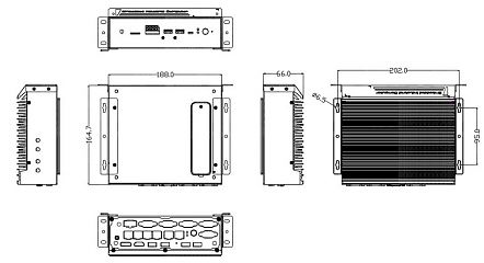 Компактный встраиваемый компьютер  P6760S-L6 (N305)