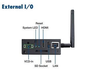 Ультракомпактный встраиваемый компьютер UBC-200CQ-MEA1E