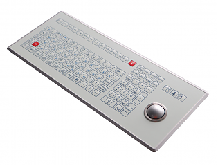 Промышленная клавиатура K-TEK-D410-OTB-KP-FN-SW-EP-W-US/RU-USB