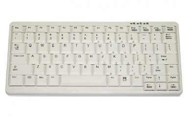 Компактная клавиатура TKL-083-KGEH-WHITE-PS/2-US/CYR (KL18253)