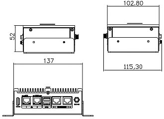 Ультракомпактный встраиваемый компьютер uIBX-250-BW-N3/2G