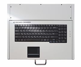 K-TEK-1U-KB-TP-PL-B-US/RU-USB-RAL7035 drawer