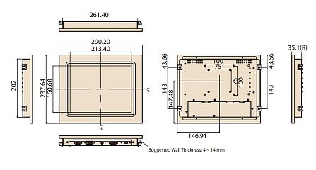 Промышленный монитор IDS-3210R-40SVA1E