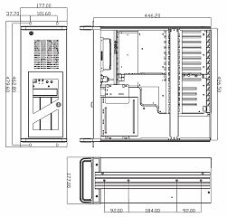 FRONT Rack A383 4U/i5-4570/4GB/1TB/NoOS [FR-A383-0001]