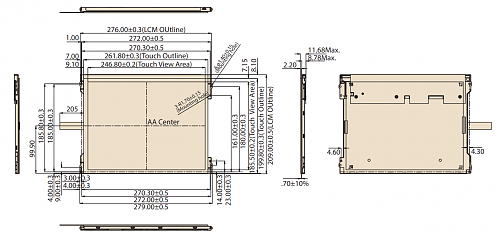 Промышленный монитор IDK-121R-42XGA1