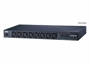 Устройство распределения электропитания PE6108G 10A 8-Outlet 1U Metered & Switched eco PDU