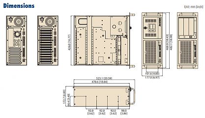 Промышленный компьютерный корпус IPC-610BP-00HD