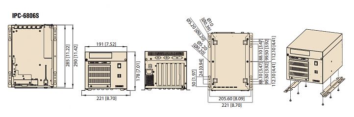 Корпус   IPC-6806S-25F