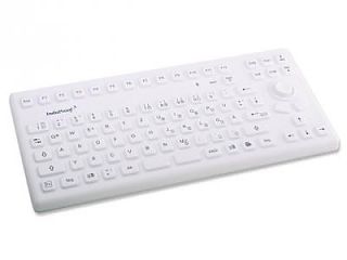Клавиатура пылевлагозащитная TKG-086-MB-IP68-GREY-USB-US/CYR (KG15219)