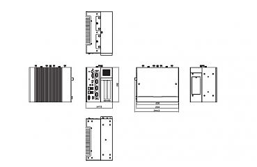 Многослотовый встраиваемый компьютер IPC962-511-DC-FL