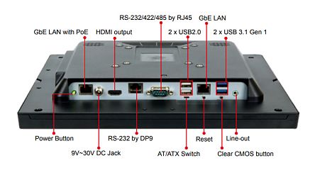 Панельный компьютер  AFL3-12A-AL-J2/P/PC/4G