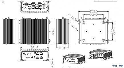 FRONT Compact Y713 i5-6200U/4GB/256GB/NoOS [FC-Y713-0001]