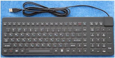 Промышленная клавиатура K-TEK-M375KP-FN-DT-B-US/RU-USB