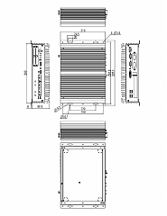Промышленный встраиваемый компьютер FRONT Compact 510.103