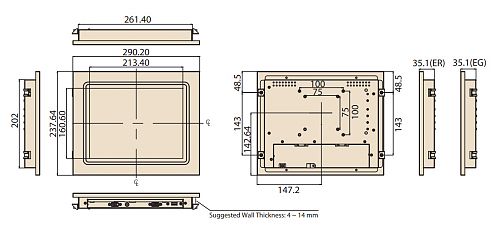 Промышленный монитор IDS-3210EG-23SVA1E