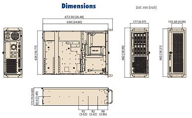 Корпус  HPC-7484-12ZX