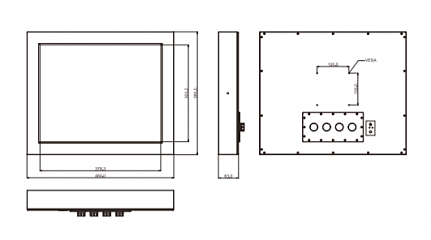 Панельный компьютер R19IB3S-65M1/PAT-W10IoT