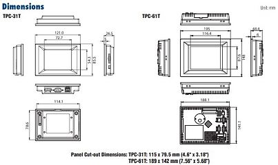 Панельный компьютер TPC-31T-E3AE