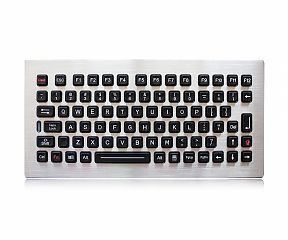 Промышленная клавиатура K-TEK-M298-FN-BL-DT-US/RU-USB