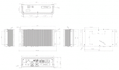 Компактный встраиваемый компьютер ECN-360A-ULT3-C/4G