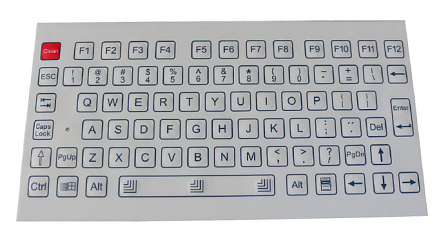 Промышленная клавиатура K-TEK-D200-FN-W-US/RU-USB