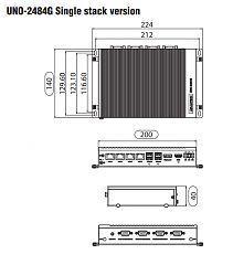 Компактный встраиваемый компьютер UNO-2484G-6531AE