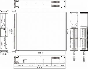 Корпус RACK-2100GB/A130B