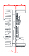 Радиатор  7128H51R000E    Heatspreader