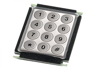 Клавиатура антивандальная TKV-012-17-ROUND-DGI-IP65-BP-MATRIX (KV21201)