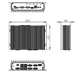 Ултракомпактный встраиваемый компьютер  eBOX-NNZ-J6412-L2
