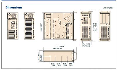 Промышленный компьютерный корпус IPC-610BP-00XHE (уценка 1)