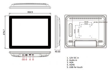 Монитор  R15L100-PTC3