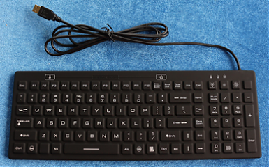 Промышленная клавиатура K-TEK-M380KP-FN-DT-B-US/RU-USB