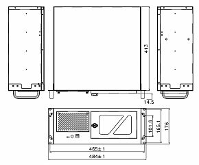 FRONT Rack I145 4U/i5-10500/8GBx2/512GB/NoOS [FR-I145-0001]