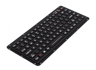 Промышленная клавиатура K-TEK-M270-FN-MS-BL-US/RU-USB