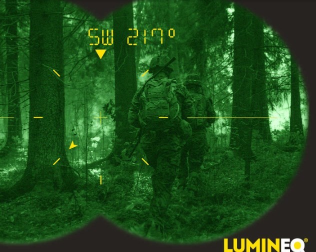Прозрачные дисплеи Lumineq для приборов ночного видения