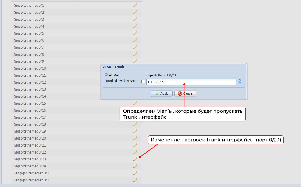 Настройка VLAN на коммутаторах Инзер и Инзер-М Настройка VLAN на коммутаторах Инзер и Инзер-М
