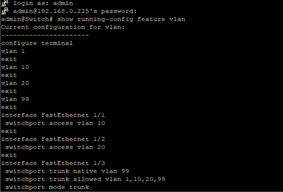 Настройка VLAN на коммутаторах Инзер и Инзер-М Настройка VLAN на коммутаторах Инзер и Инзер-М